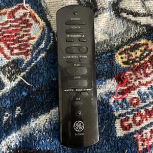 GE 9-7500 Remote Control VCR